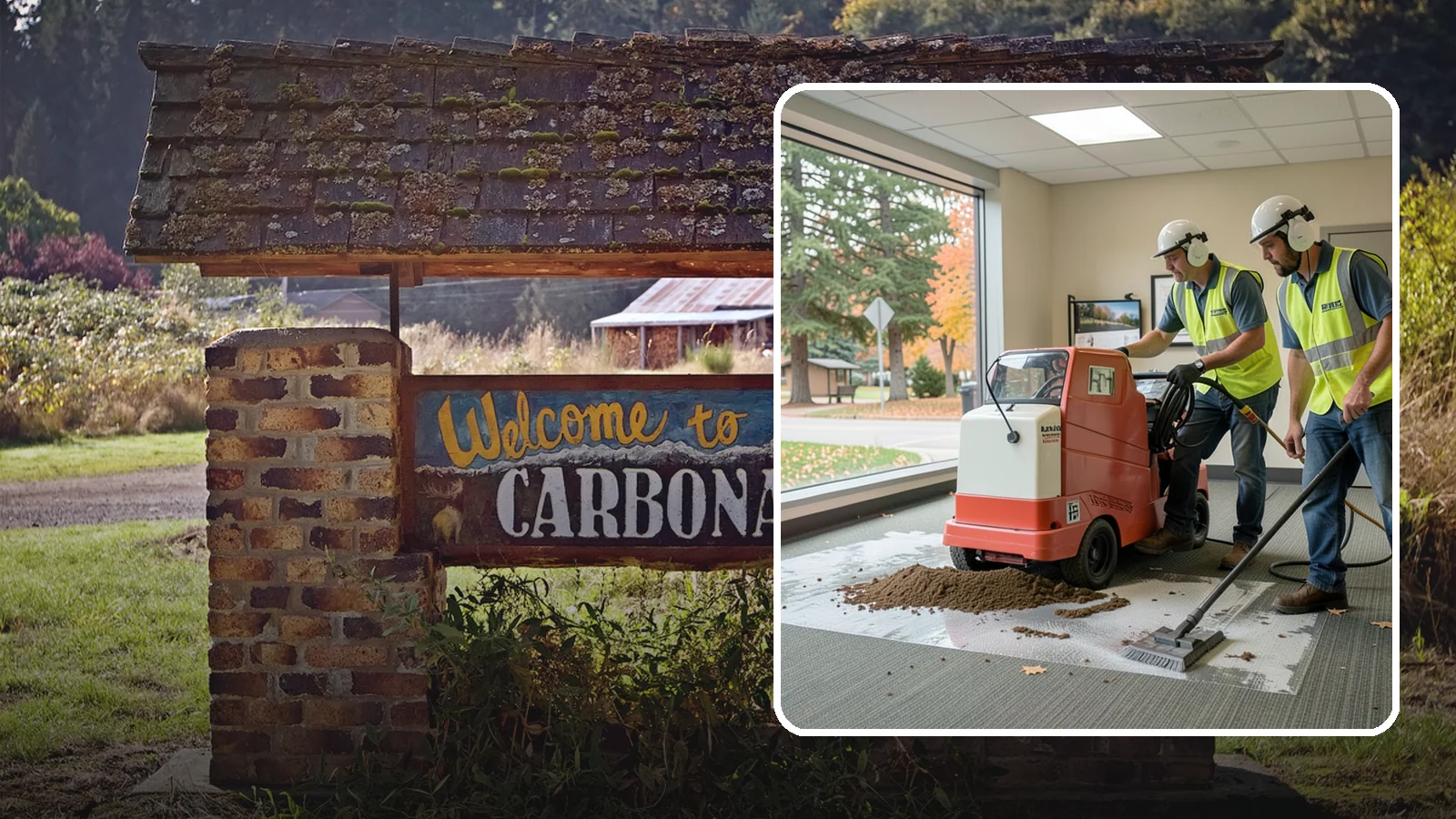 Carpet Cleaning in Carbonado, Pierce County, WA - Commercial hot-water extraction lifts embedded soil and Pacific Northwest moisture from carpeted public spaces.