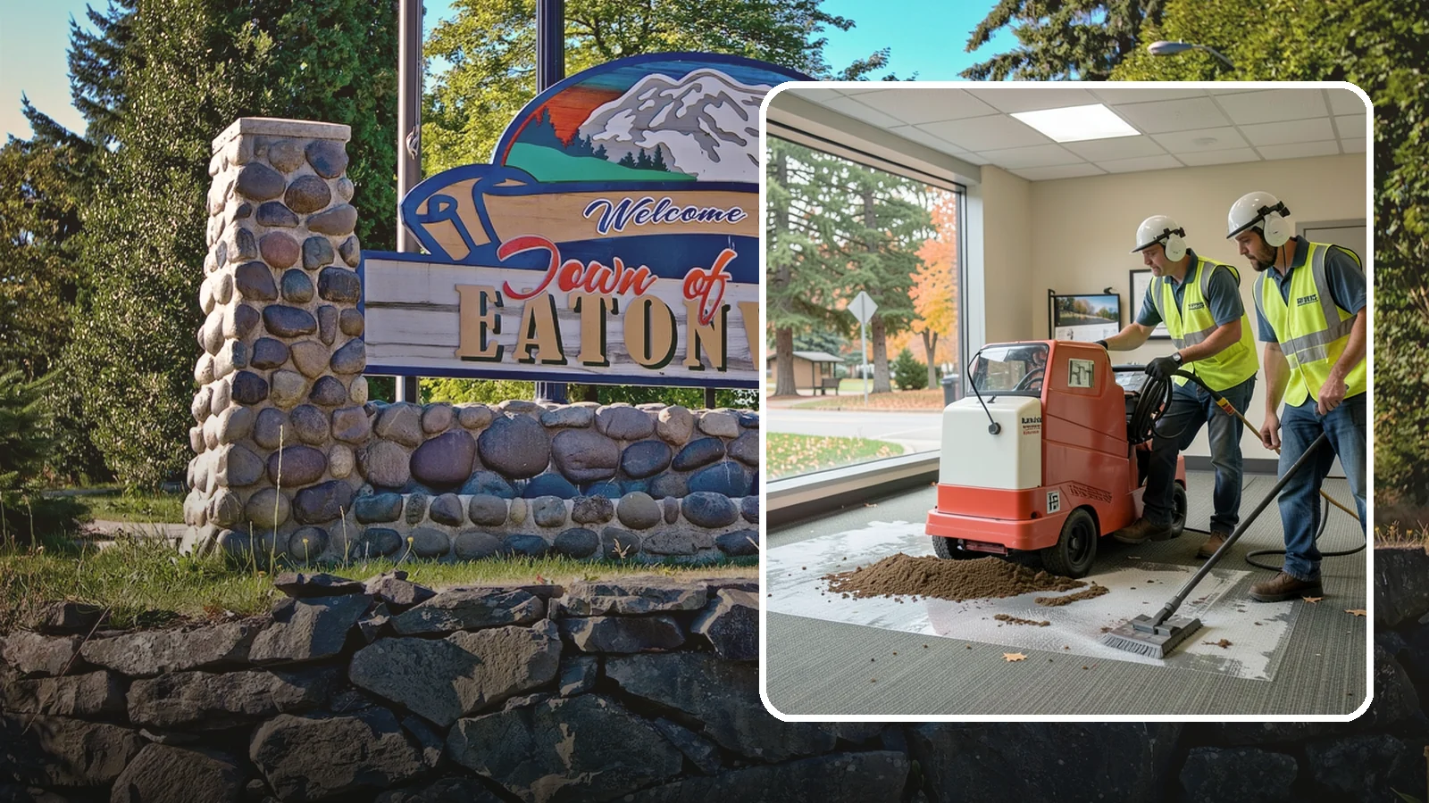 Carpet Cleaning in Eatonville, Pierce County, WA - Commercial hot-water extraction lifts embedded soil and Pacific Northwest moisture from carpeted public spaces.