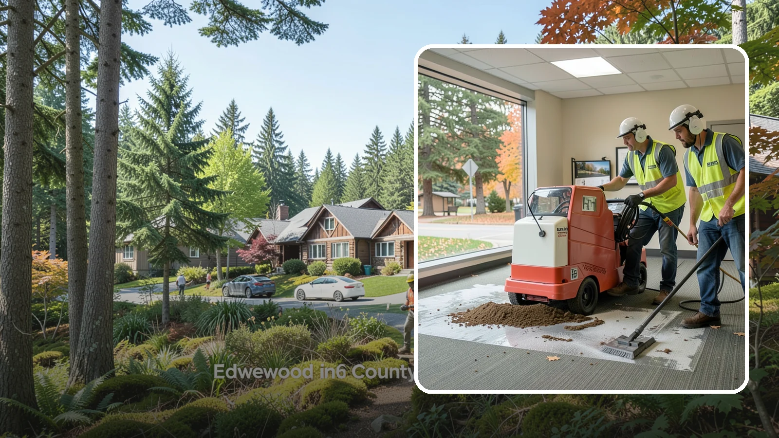 Carpet Cleaning in Edgewood, Pierce County, WA - Commercial hot-water extraction lifts embedded soil and Pacific Northwest moisture from carpeted public spaces.