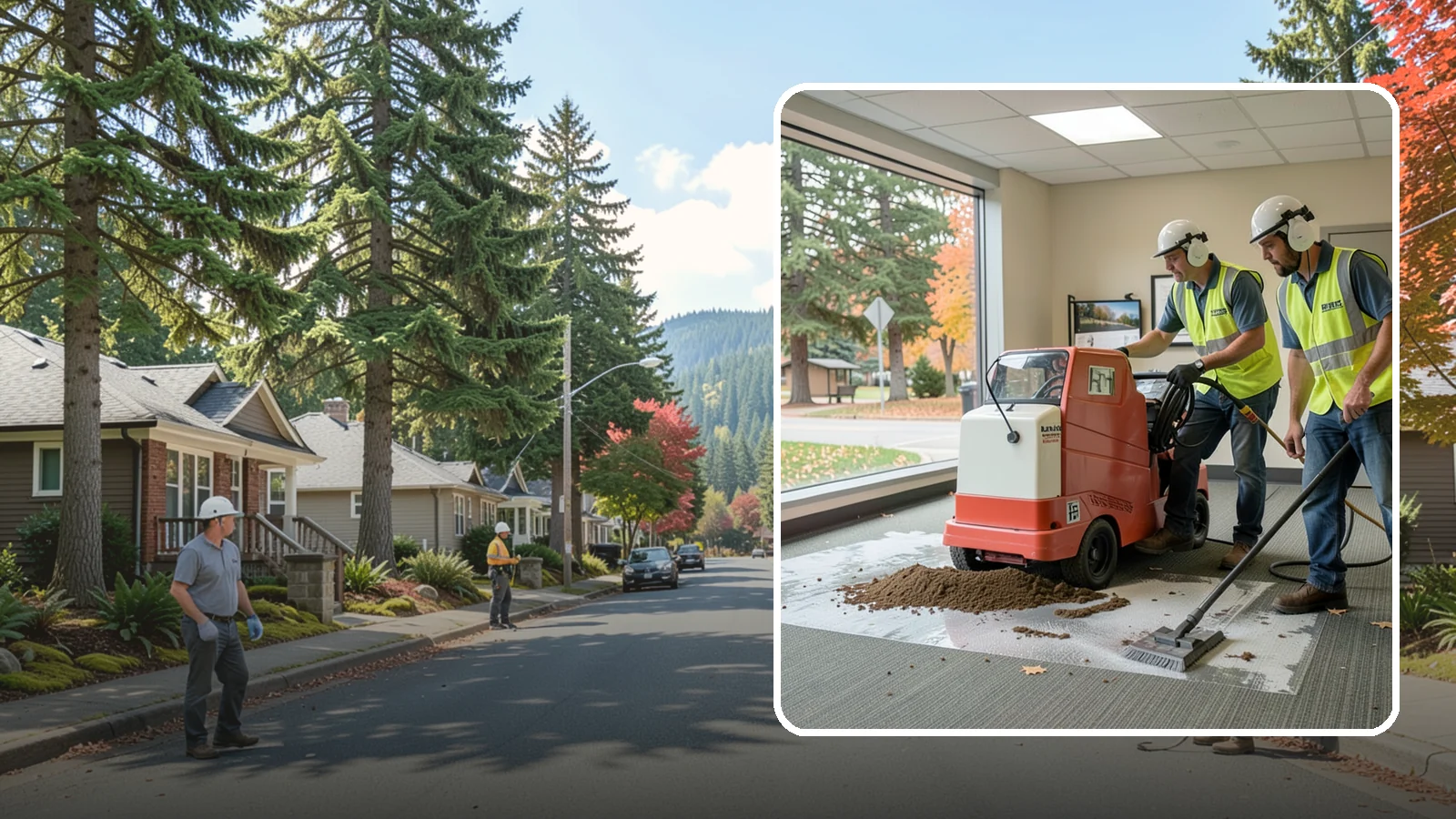 Carpet Cleaning in Hunts Point, King County, WA - Commercial hot-water extraction lifts embedded soil and Pacific Northwest moisture from carpeted public spaces.