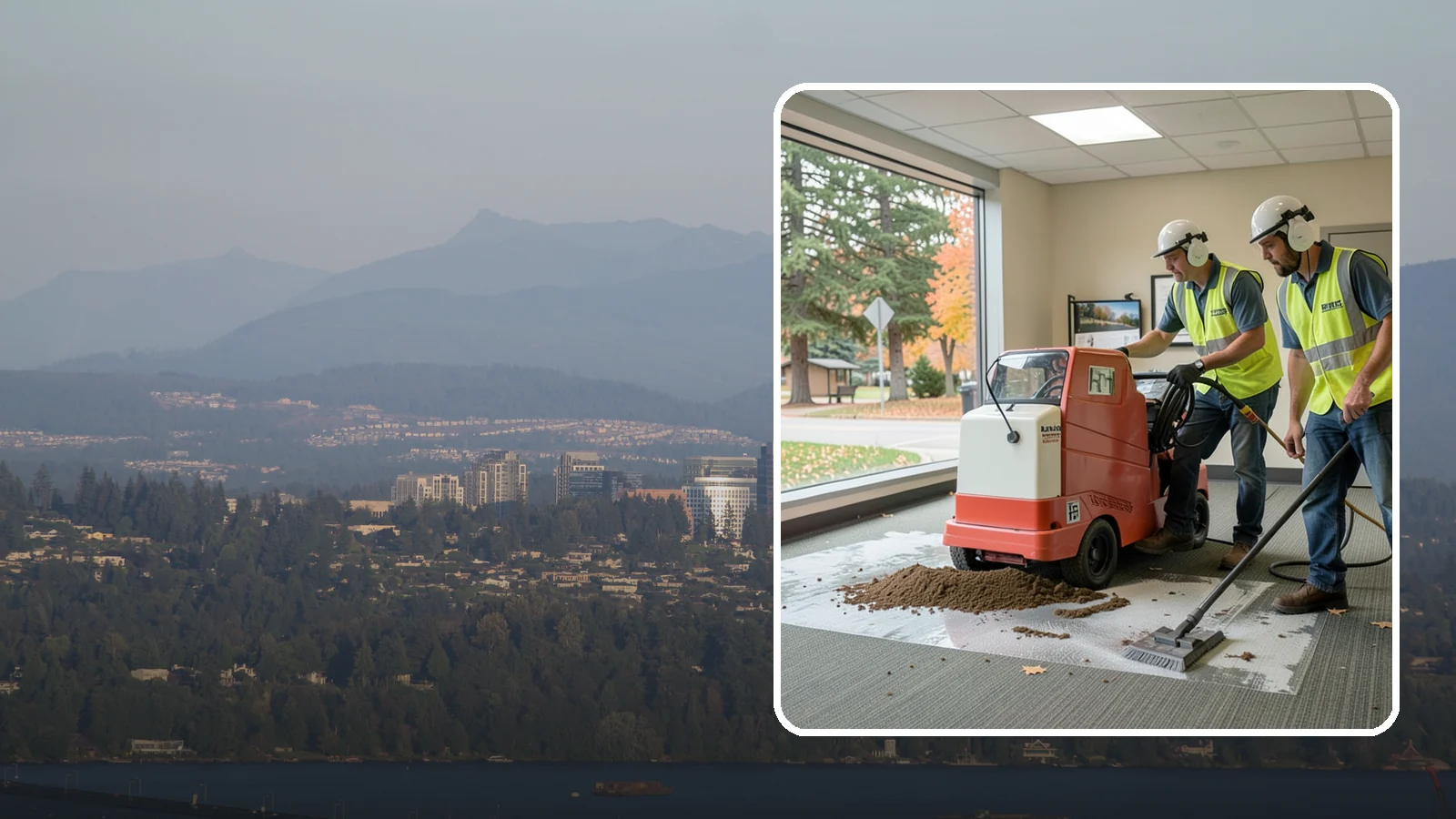 Carpet Cleaning in Medina, King County, WA - Commercial hot-water extraction lifts embedded soil and Pacific Northwest moisture from carpeted public spaces.