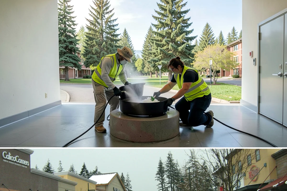 Carpet Cleaning in Mill Creek, Snohomish County, WA - Late spring and early fall extractions clear out the tracked-in grime that accumulates through the long wet season.