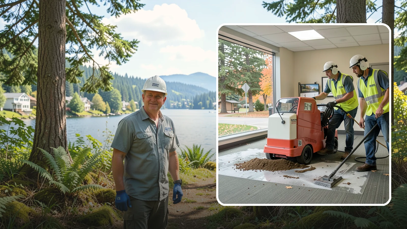 Carpet Cleaning in Milton, King County, WA - Commercial hot-water extraction lifts embedded soil and Pacific Northwest moisture from carpeted public spaces.