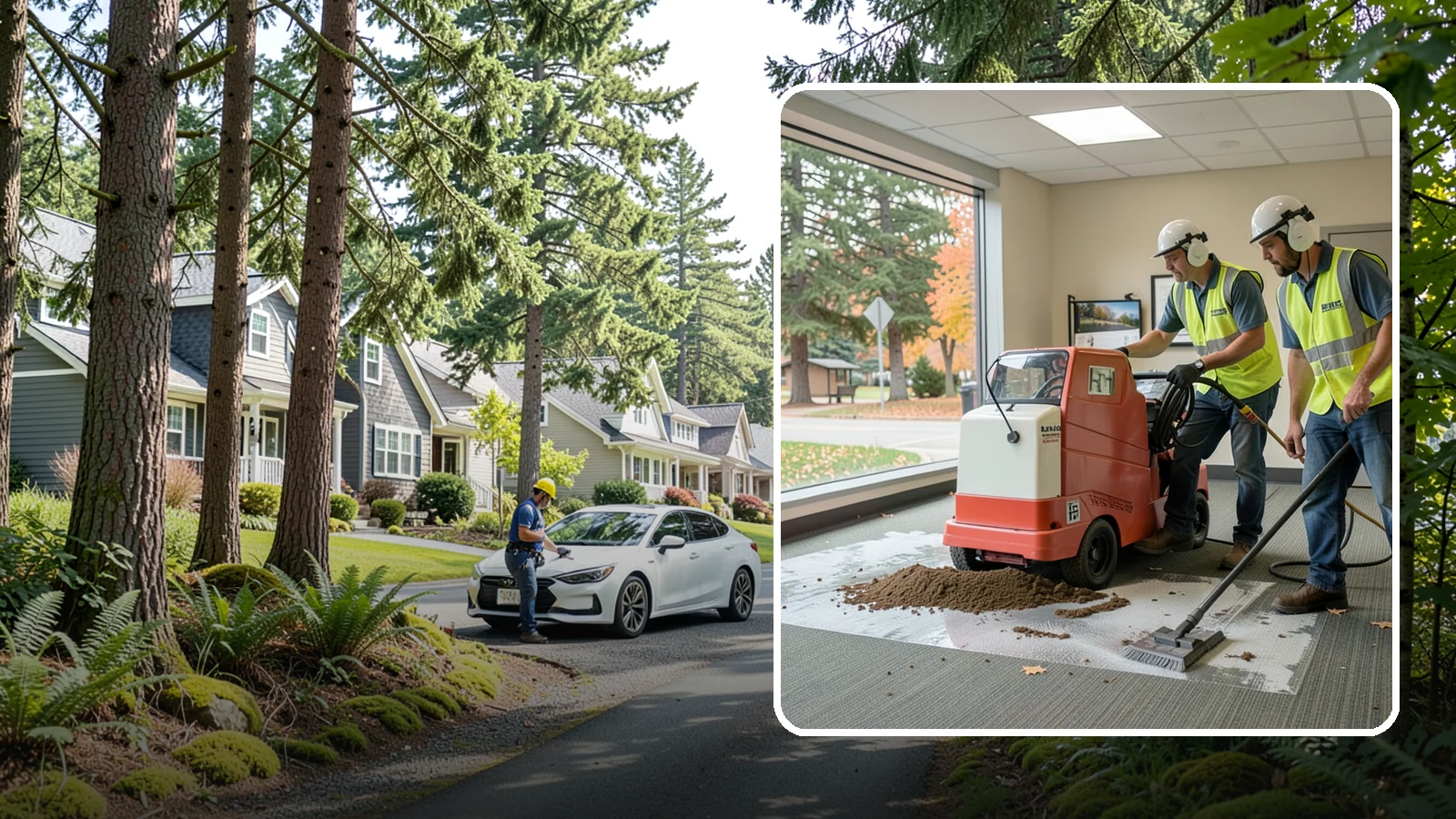 Carpet Cleaning in Normandy Park, King County, WA - Commercial hot-water extraction lifts embedded soil and Pacific Northwest moisture from carpeted public spaces.