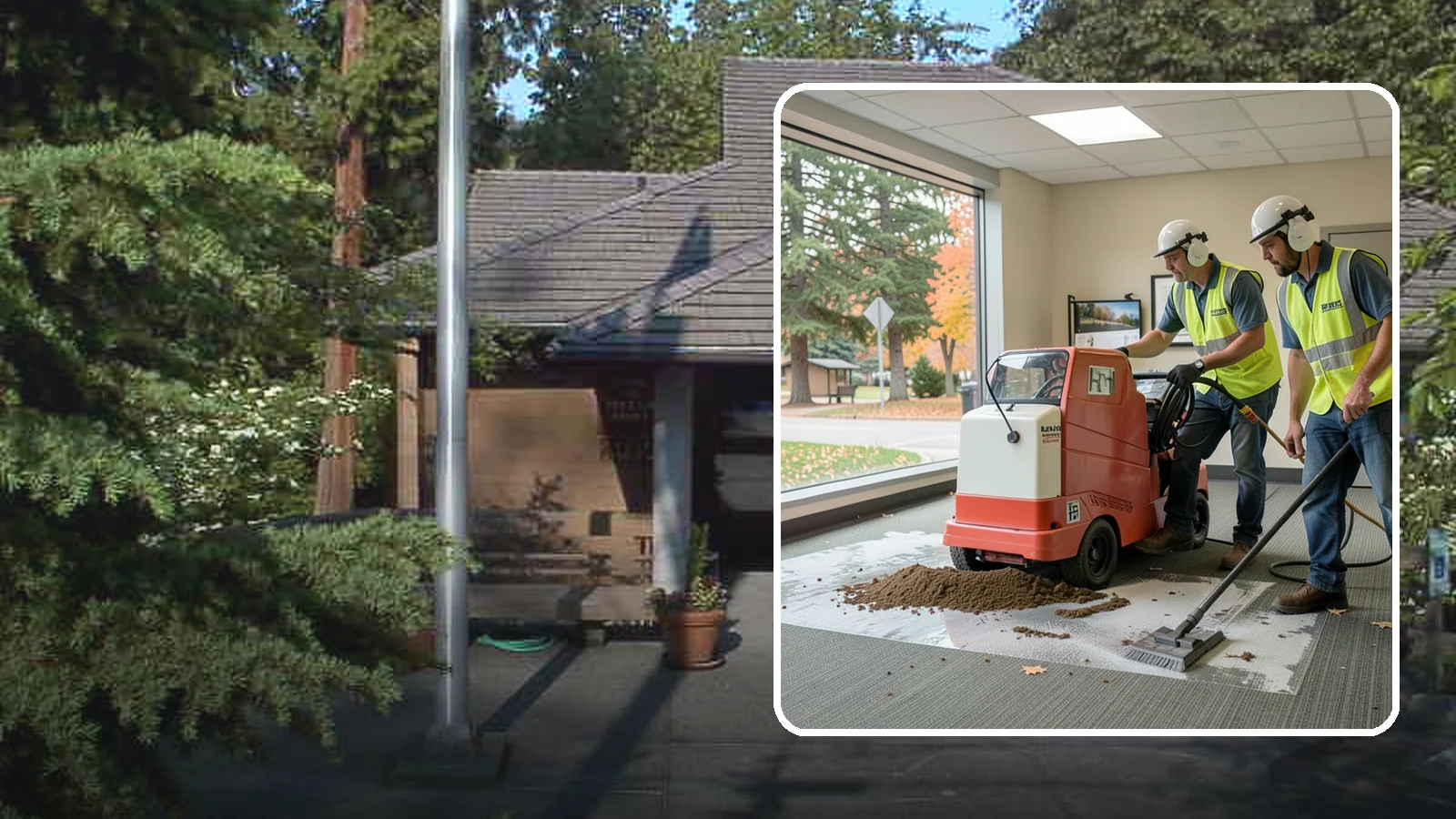 Carpet Cleaning in Yarrow Point, King County, WA - Commercial hot-water extraction lifts embedded soil and Pacific Northwest moisture from carpeted public spaces.