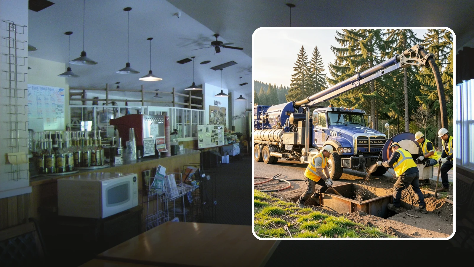 Catch Basin Cleaning in Black Diamond, King County, WA - Catch basin cleaning and sump cleanout that restores storm system capacity and meets NPDES maintenance standards.