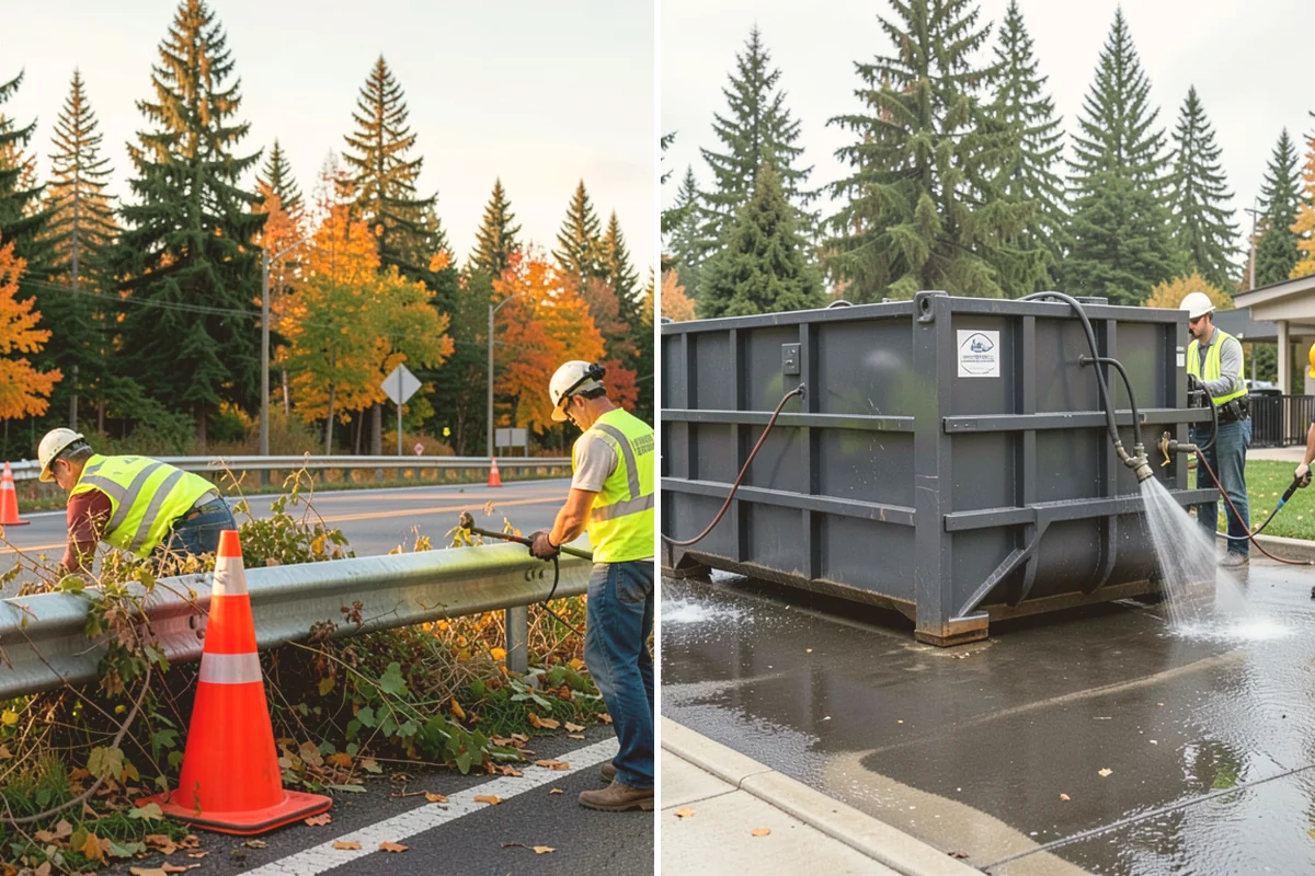 Catch Basin Cleaning in Brier, Snohomish County, WA - Inventory structures and measure sump sediment against permit thresholds