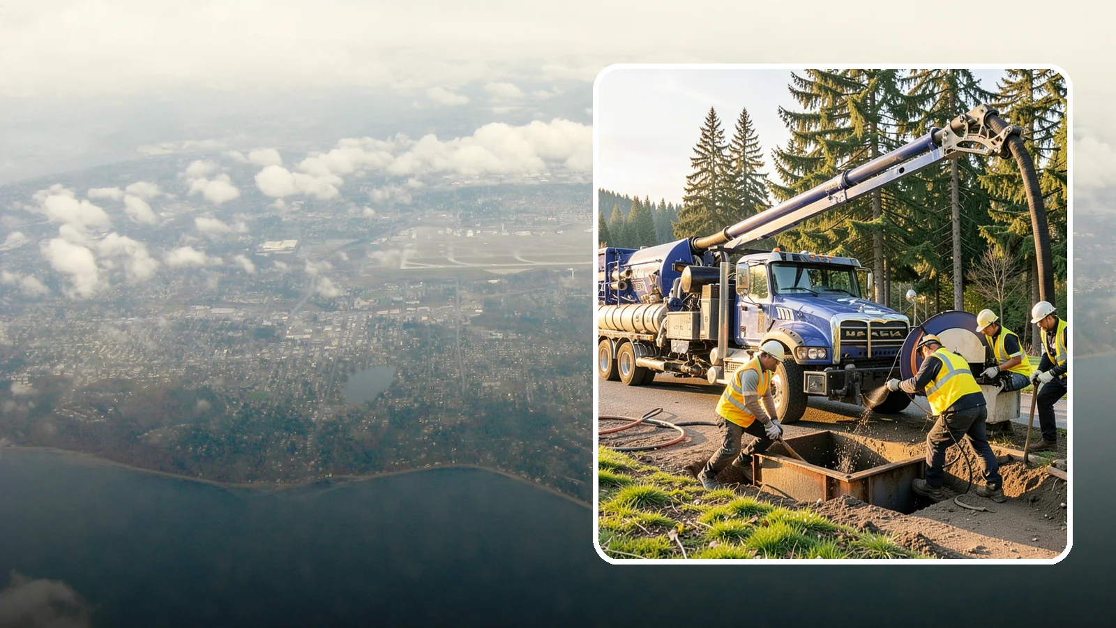 Catch Basin Cleaning in Burien, King County, WA - Catch basin cleaning and sump cleanout that restores storm system capacity and meets NPDES maintenance standards.