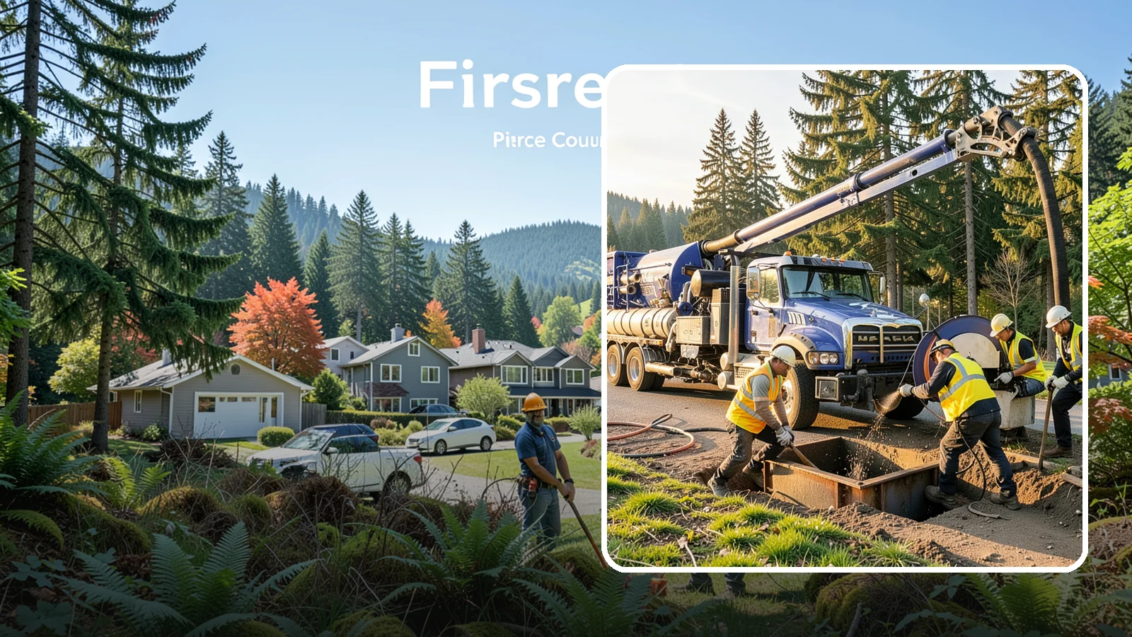 Catch Basin Cleaning in Fircrest, Pierce County, WA - Catch basin cleaning and sump cleanout that restores storm system capacity and meets NPDES maintenance standards.