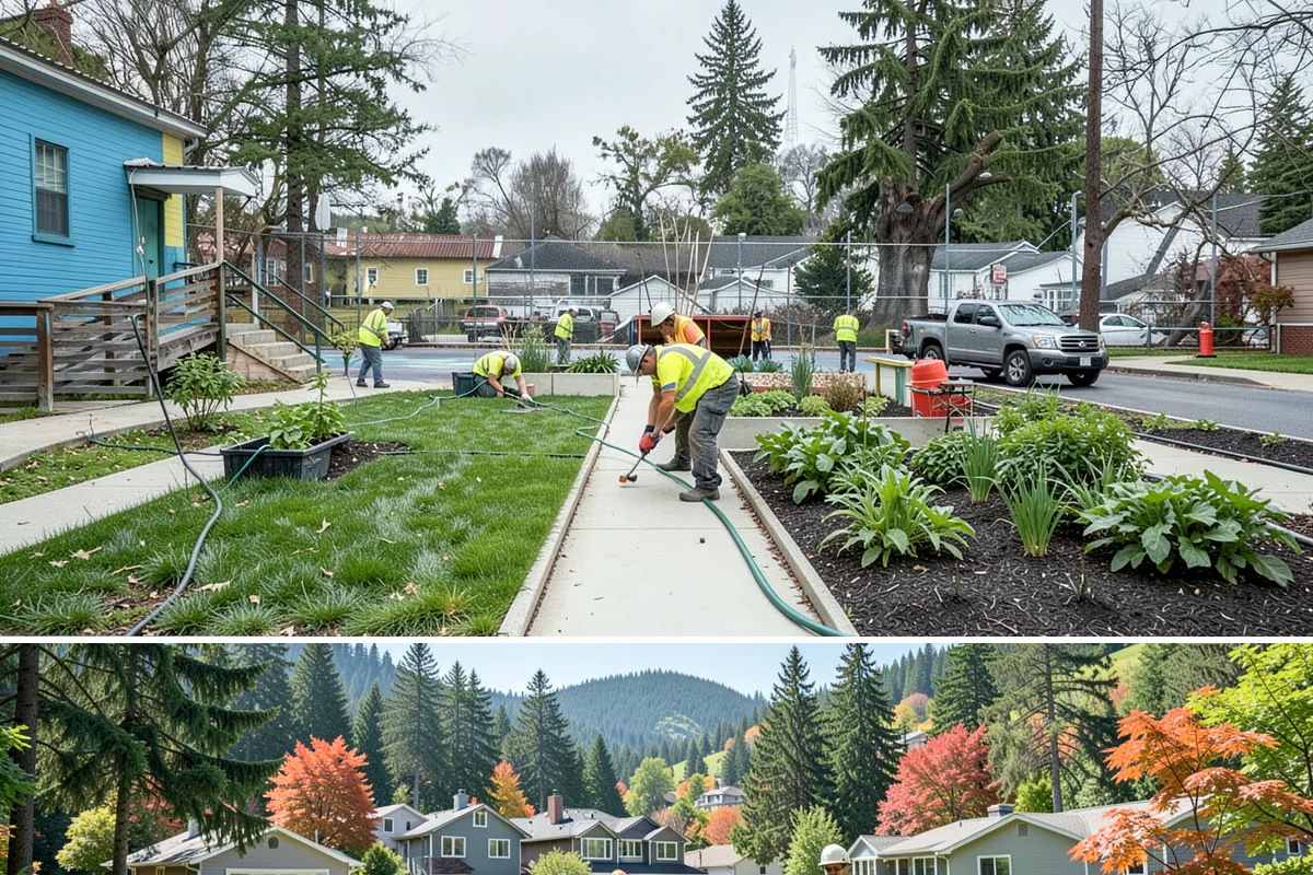 Catch Basin Cleaning in Fircrest, Pierce County, WA - Catch basin cleaning is prioritized in late summer and early fall to ensure full storm capacity before the heavy Western...