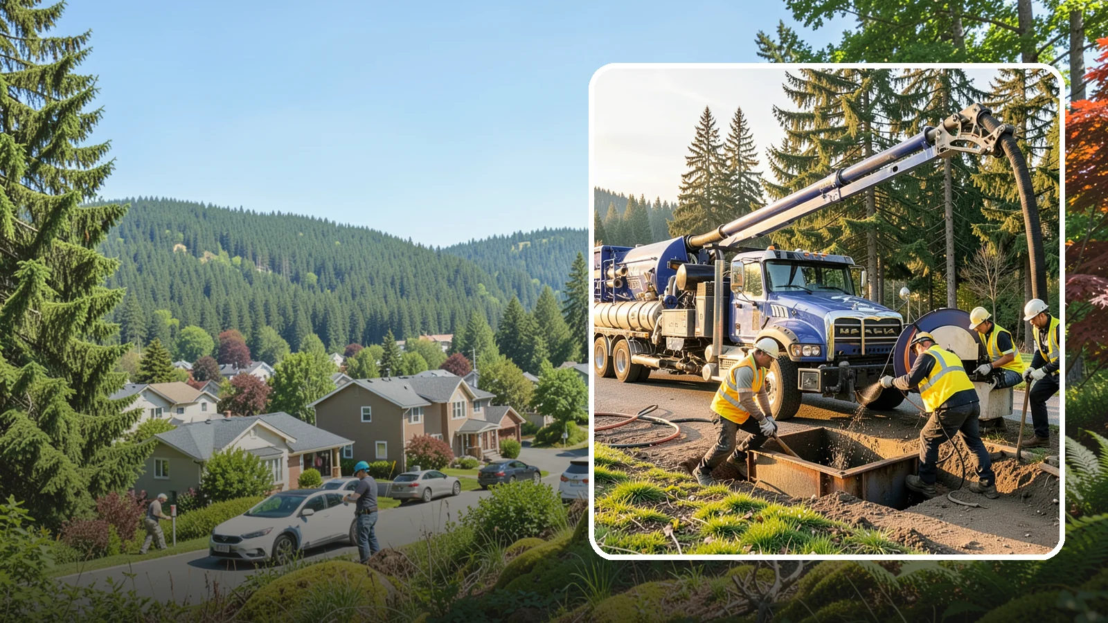 Catch Basin Cleaning in Index, Snohomish County, WA - Catch basin cleaning and sump cleanout that restores storm system capacity and meets NPDES maintenance standards.