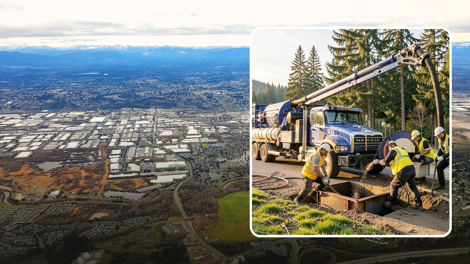 Catch Basin Cleaning in Kent, King County, WA - Catch basin cleaning and sump cleanout that restores storm system capacity and meets NPDES maintenance standards.