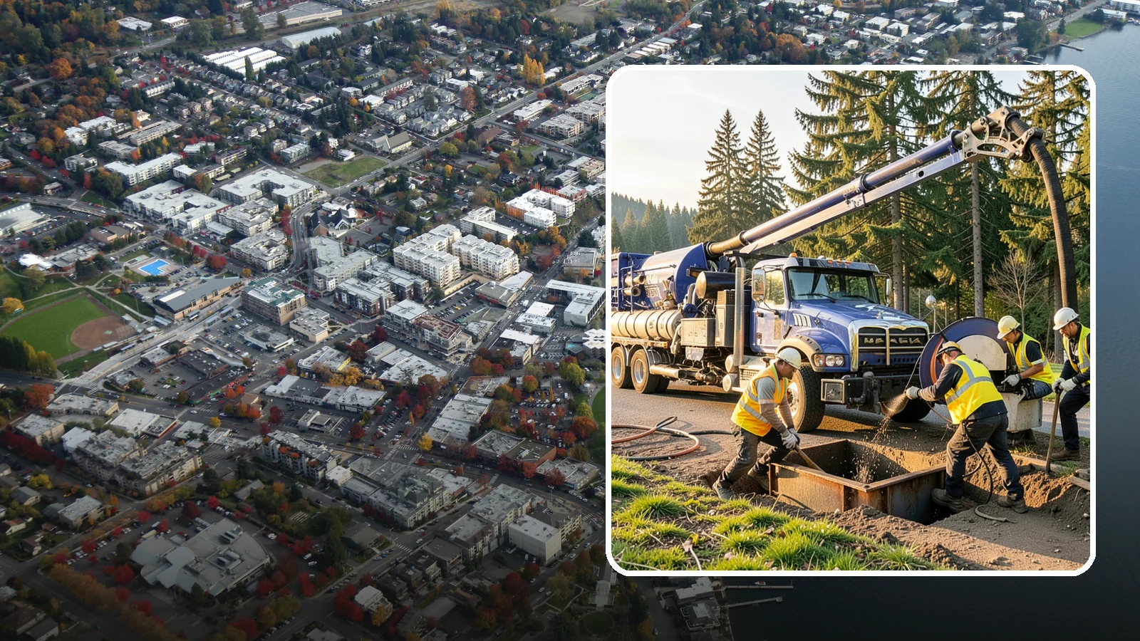 Catch Basin Cleaning in Kirkland, King County, WA - Catch basin cleaning and sump cleanout that restores storm system capacity and meets NPDES maintenance standards.