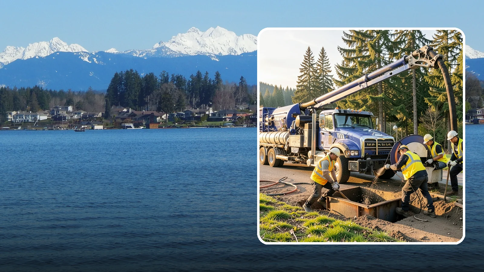 Catch Basin Cleaning in Lake Stevens, Snohomish County, WA - Catch basin cleaning and sump cleanout that restores storm system capacity and meets NPDES maintenance standards.