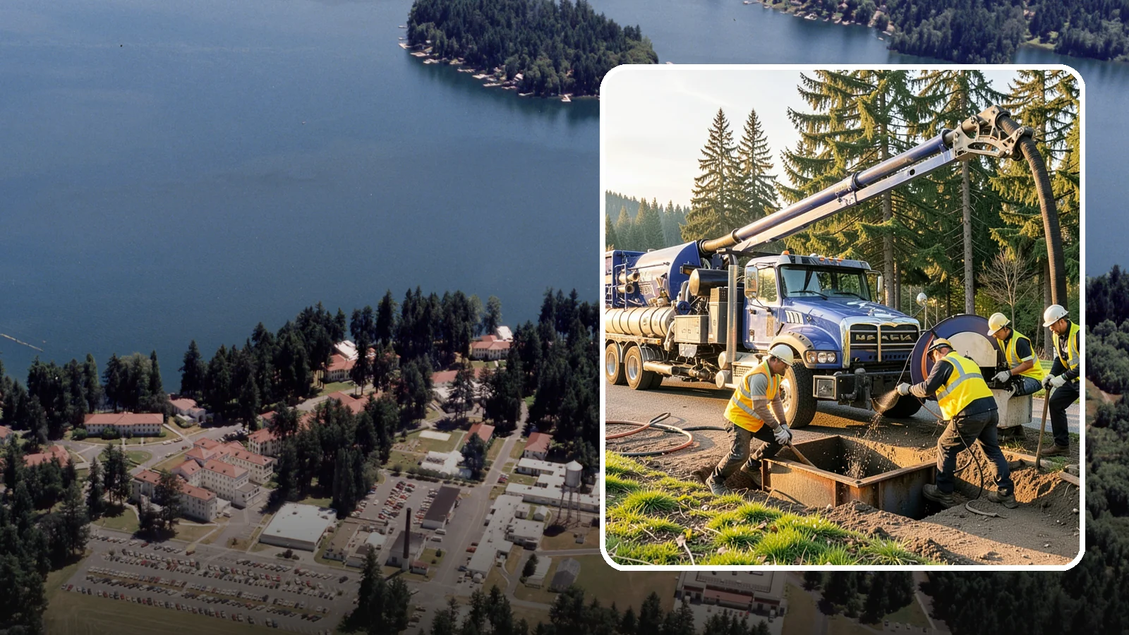 Catch Basin Cleaning in Lakewood, Pierce County, WA - Catch basin cleaning and sump cleanout that restores storm system capacity and meets NPDES maintenance standards.