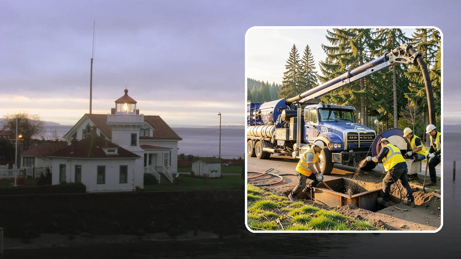 Catch Basin Cleaning in Mukilteo, Snohomish County, WA - Catch basin cleaning and sump cleanout that restores storm system capacity and meets NPDES maintenance standards.