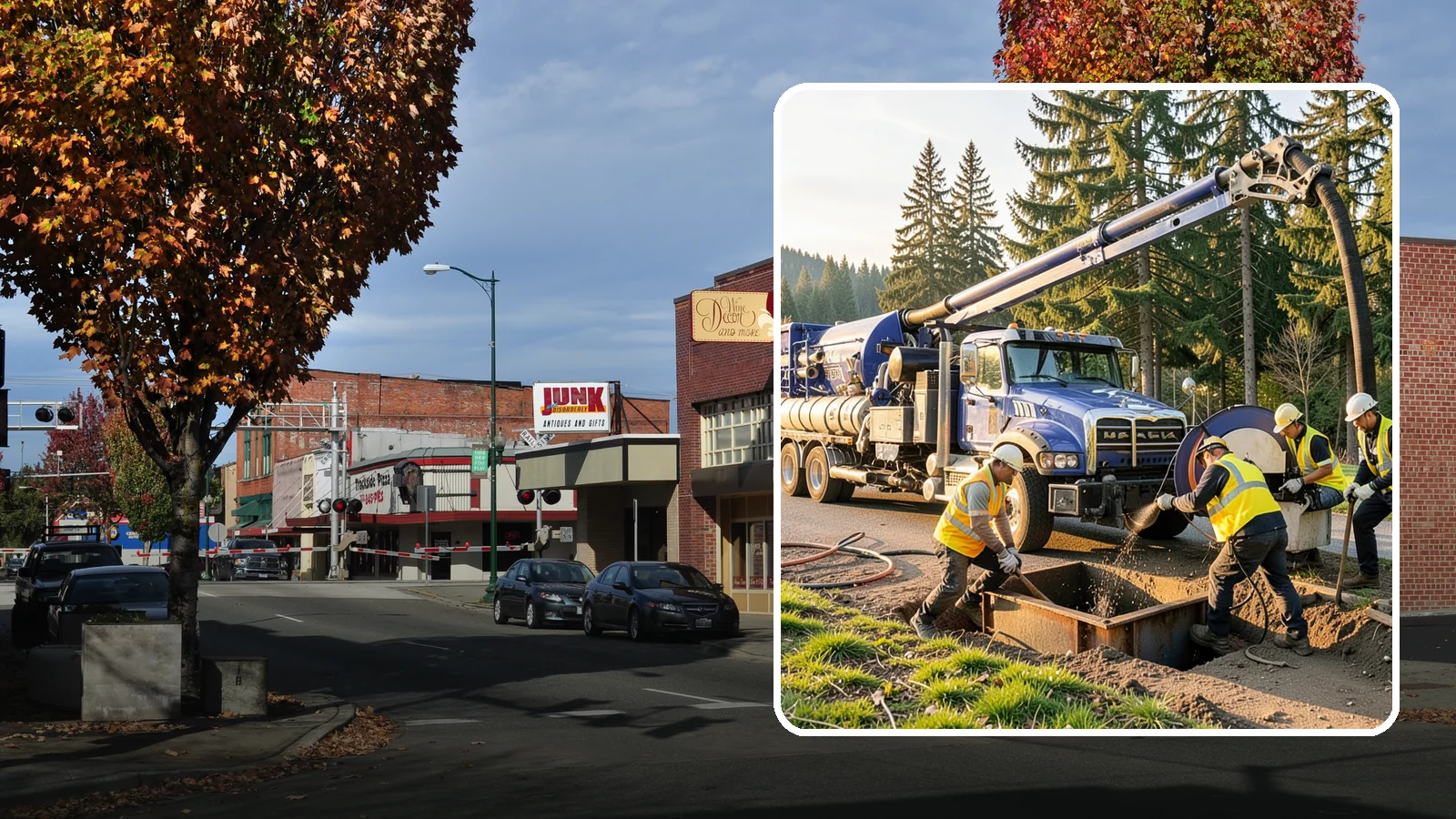 Catch Basin Cleaning in Puyallup, Pierce County, WA - Catch basin cleaning and sump cleanout that restores storm system capacity and meets NPDES maintenance standards.
