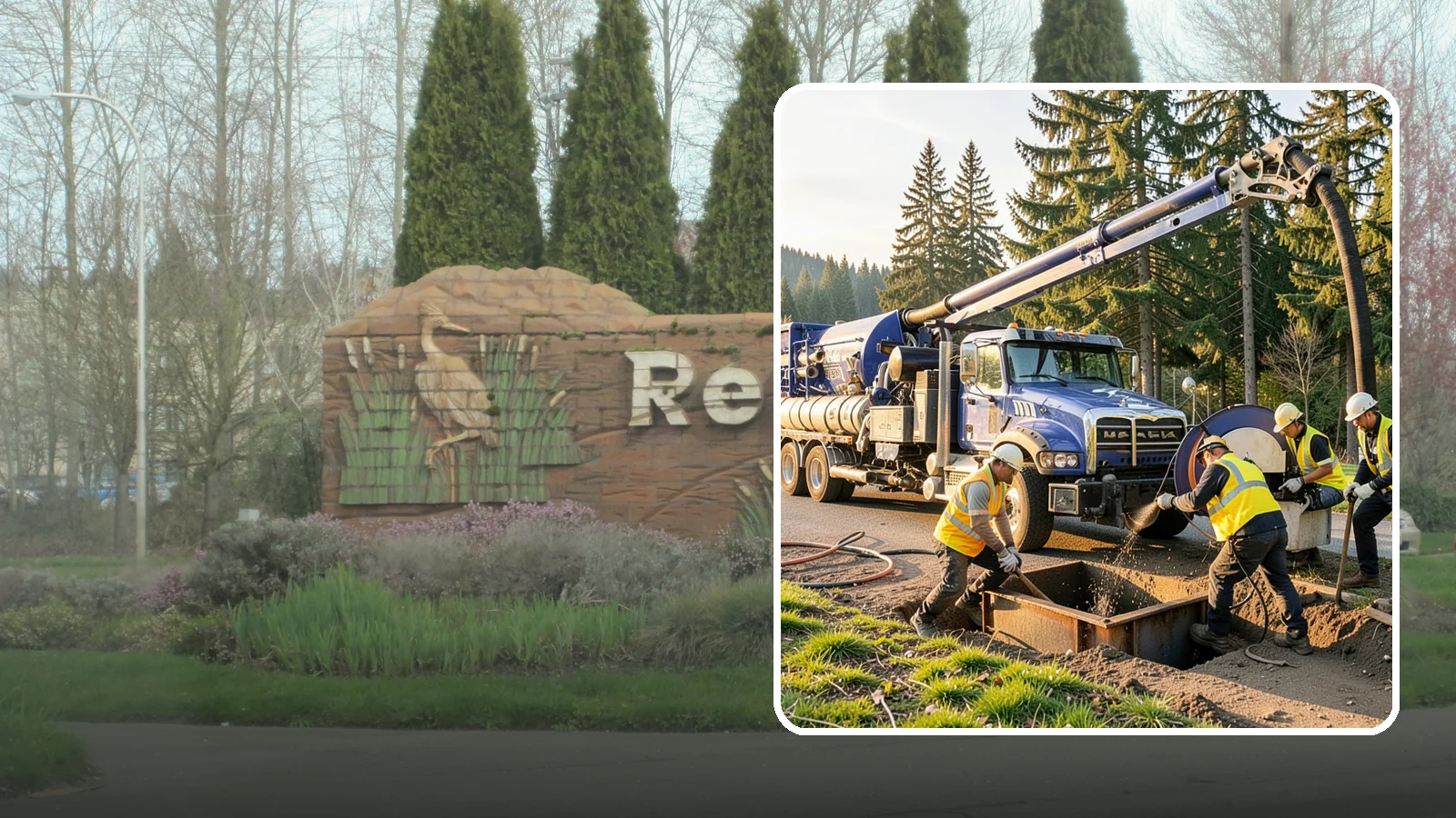 Catch Basin Cleaning in Renton, King County, WA - Catch basin cleaning and sump cleanout that restores storm system capacity and meets NPDES maintenance standards.