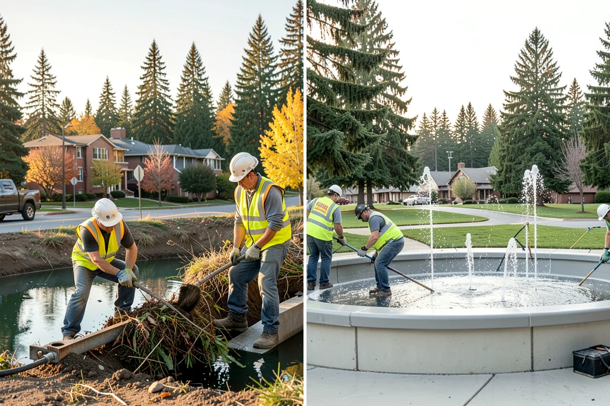 Catch Basin Cleaning in SeaTac, King County, WA - Inventory structures and measure sump sediment against permit thresholds