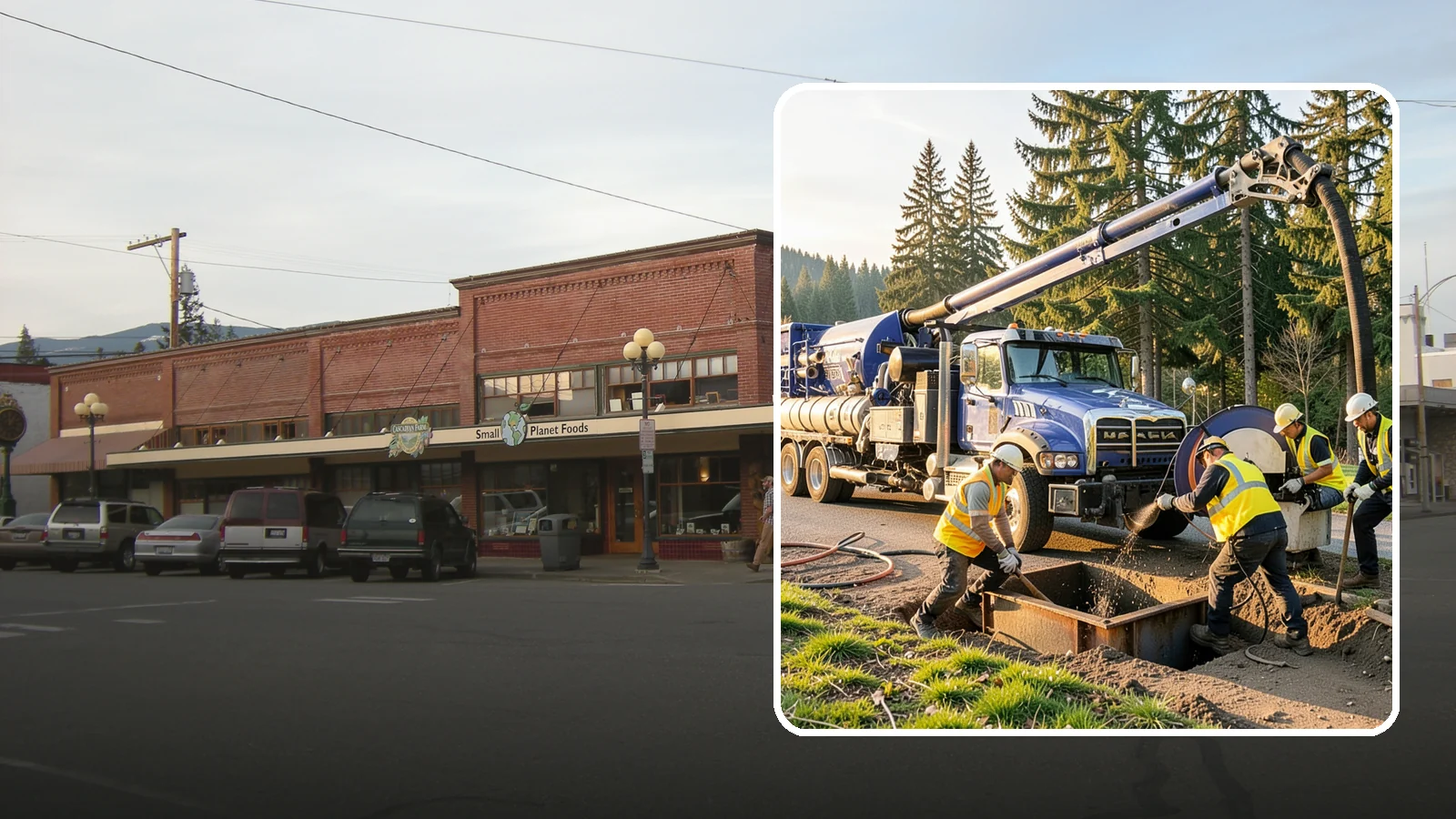 Catch Basin Cleaning in Sedro-Woolley, Skagit County, WA - Catch basin cleaning and sump cleanout that restores storm system capacity and meets NPDES maintenance standards.