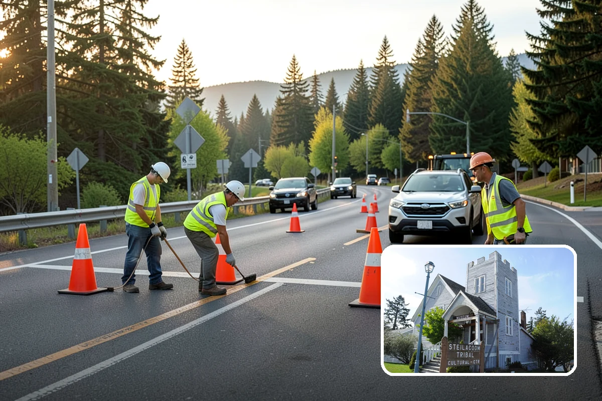 Catch Basin Cleaning in Steilacoom, Pierce County, WA - Restores full sump and inlet capacity to prevent surface flooding