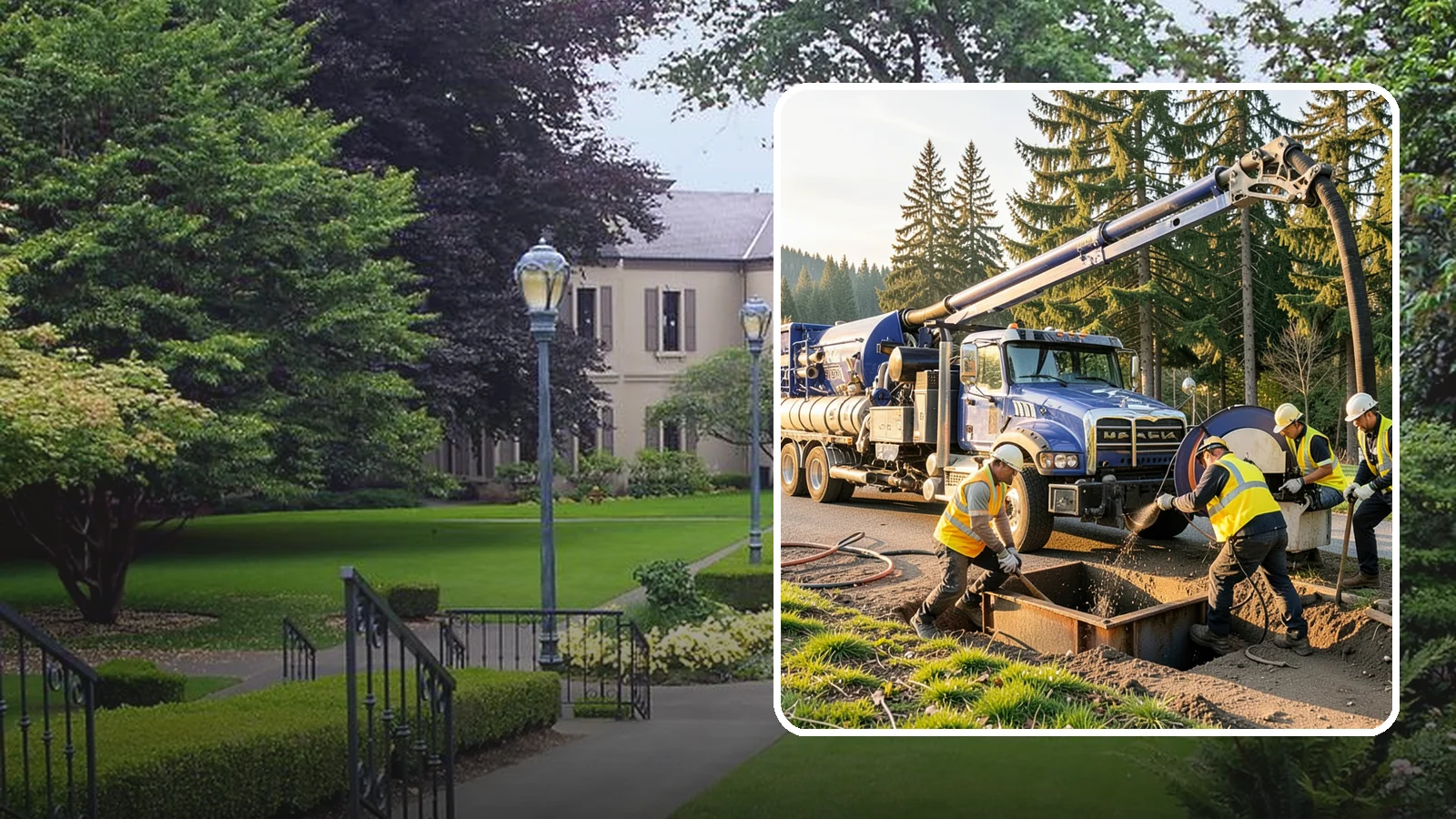 Catch Basin Cleaning in Woodinville, King County, WA - Catch basin cleaning and sump cleanout that restores storm system capacity and meets NPDES maintenance standards.