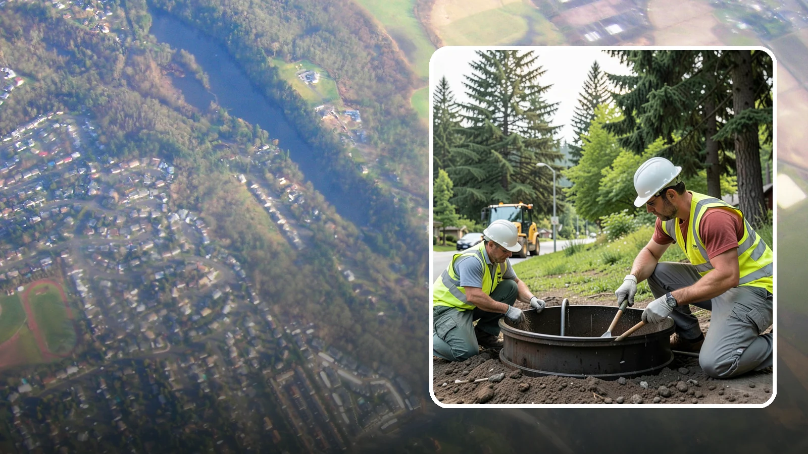 Catch Basin Maintenance in Algona, King County, WA - Inspection and cleaning of catch basins to maintain capacity and meet stormwater permit requirements.