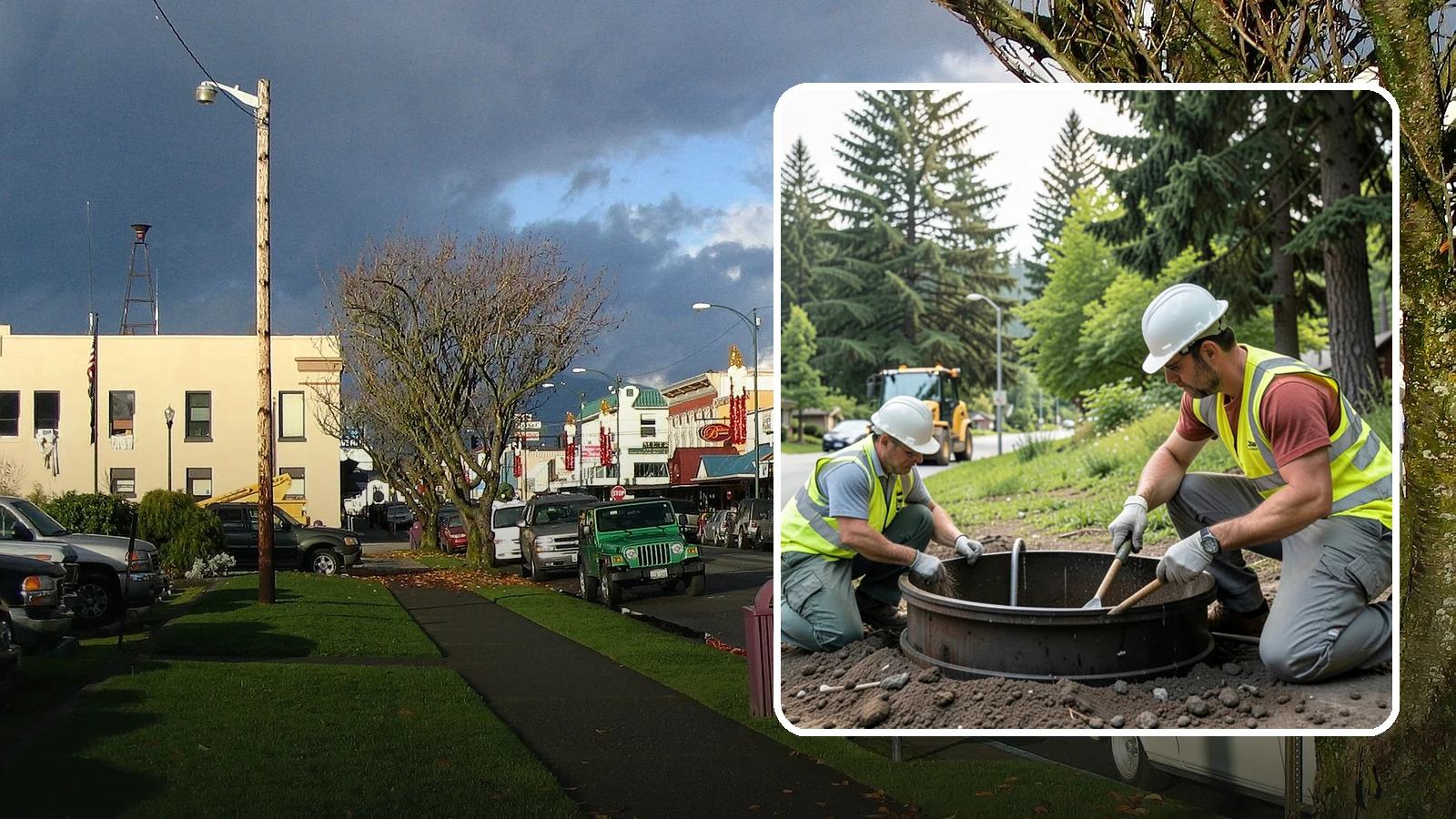 Catch Basin Maintenance in Arlington, Snohomish County, WA - Inspection and cleaning of catch basins to maintain capacity and meet stormwater permit requirements.