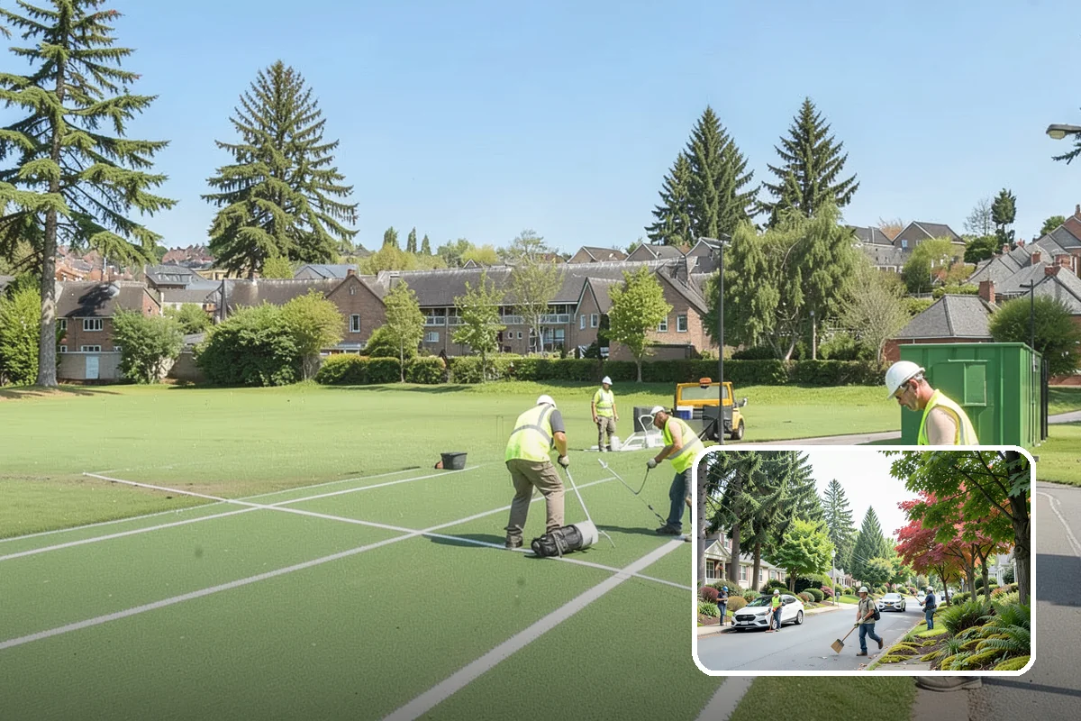 Catch Basin Maintenance in Beaux Arts Village, King County, WA - Restored inlet capacity that reduces localized flooding