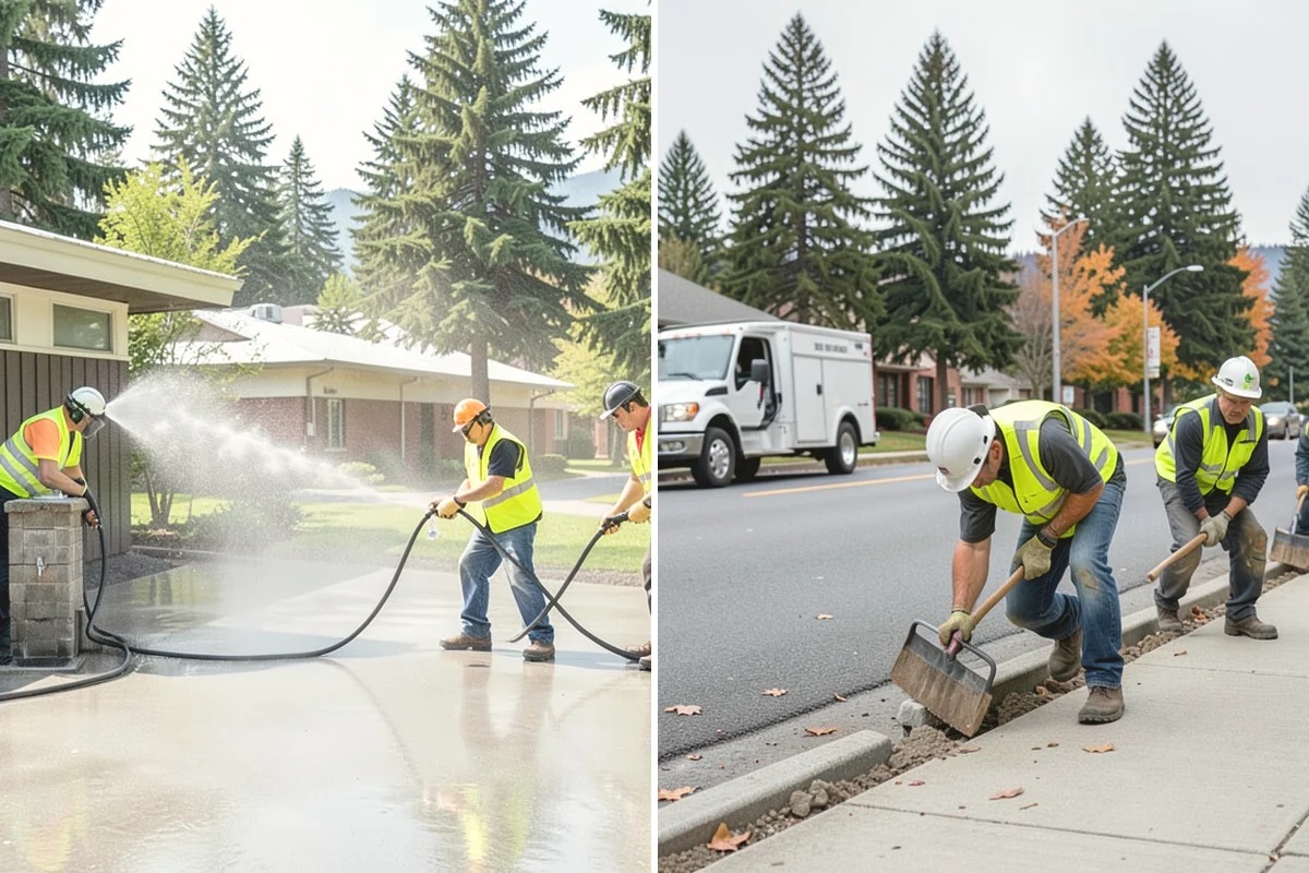 Catch Basin Maintenance in Black Diamond, King County, WA - Locate and inspect basins, recording sump depth and condition