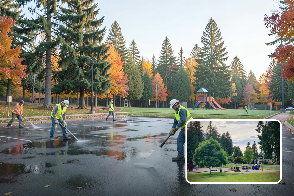 Catch Basin Maintenance in Bonney Lake, Pierce County, WA - Restored inlet capacity that reduces localized flooding