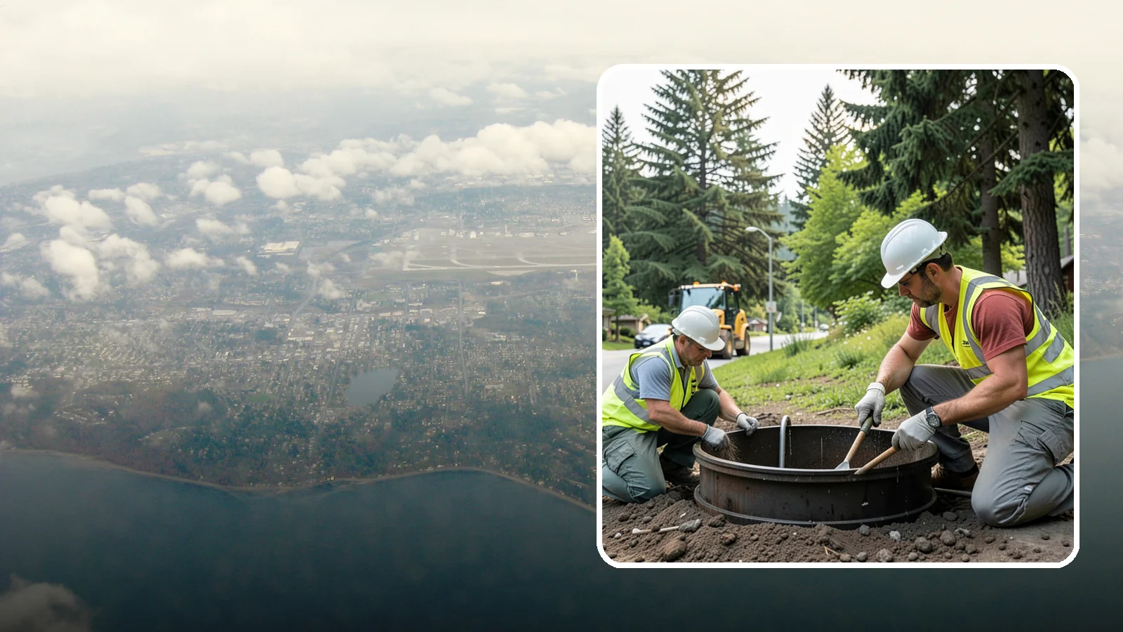Catch Basin Maintenance in Burien, King County, WA - Inspection and cleaning of catch basins to maintain capacity and meet stormwater permit requirements.