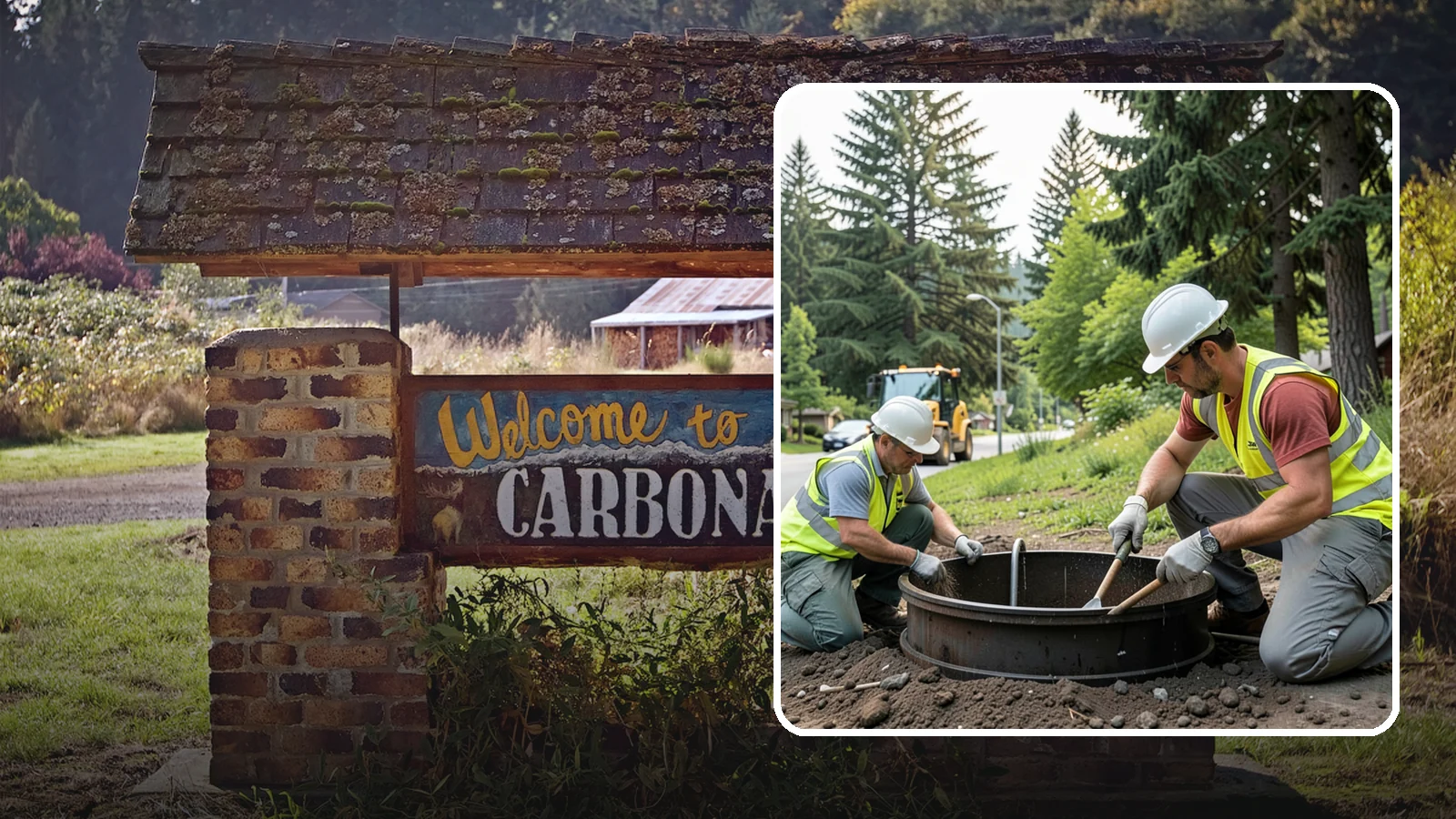 Catch Basin Maintenance in Carbonado, Pierce County, WA - Inspection and cleaning of catch basins to maintain capacity and meet stormwater permit requirements.