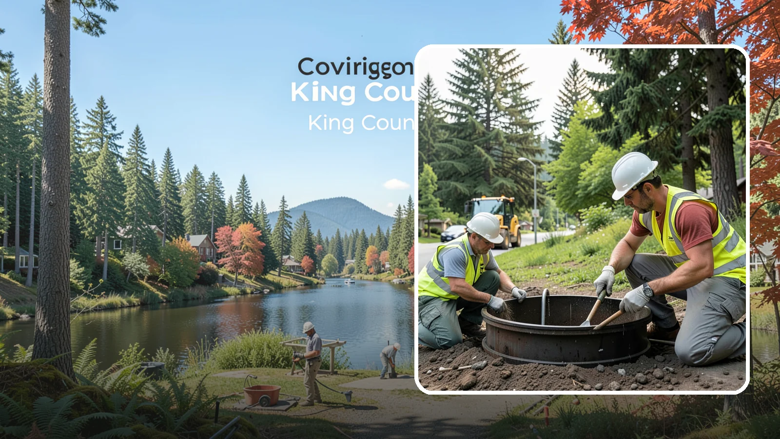 Catch Basin Maintenance in Covington, King County, WA - Inspection and cleaning of catch basins to maintain capacity and meet stormwater permit requirements.