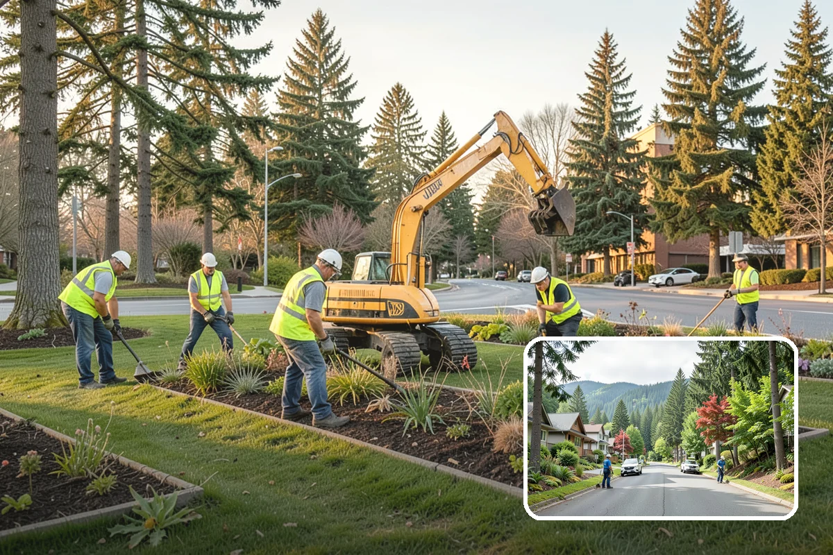 Catch Basin Maintenance in Darrington, Snohomish County, WA - Restored inlet capacity that reduces localized flooding