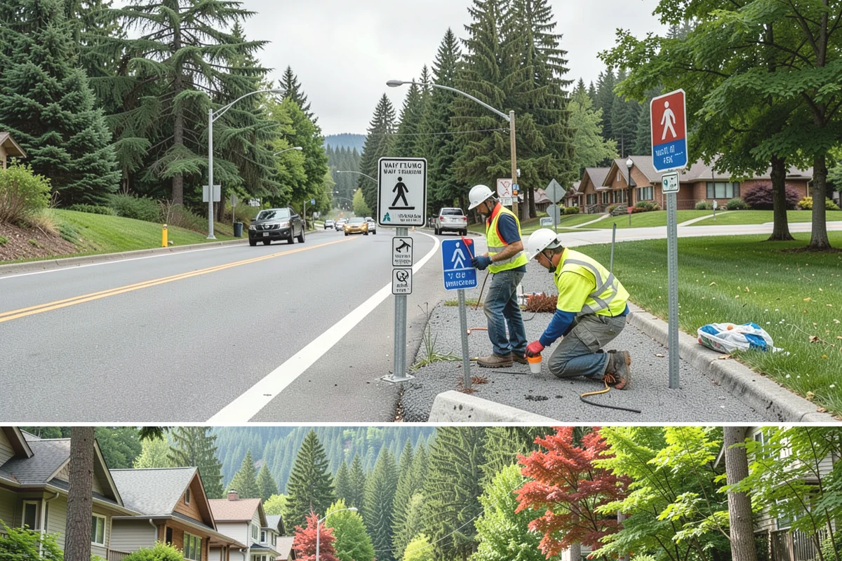 Catch Basin Maintenance in Darrington, Snohomish County, WA - Cleaning is prioritized in late summer and early fall to restore capacity before the region's heavy October-through-March rains.