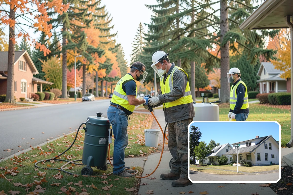 Catch Basin Maintenance in DuPont, Pierce County, WA - Restored inlet capacity that reduces localized flooding