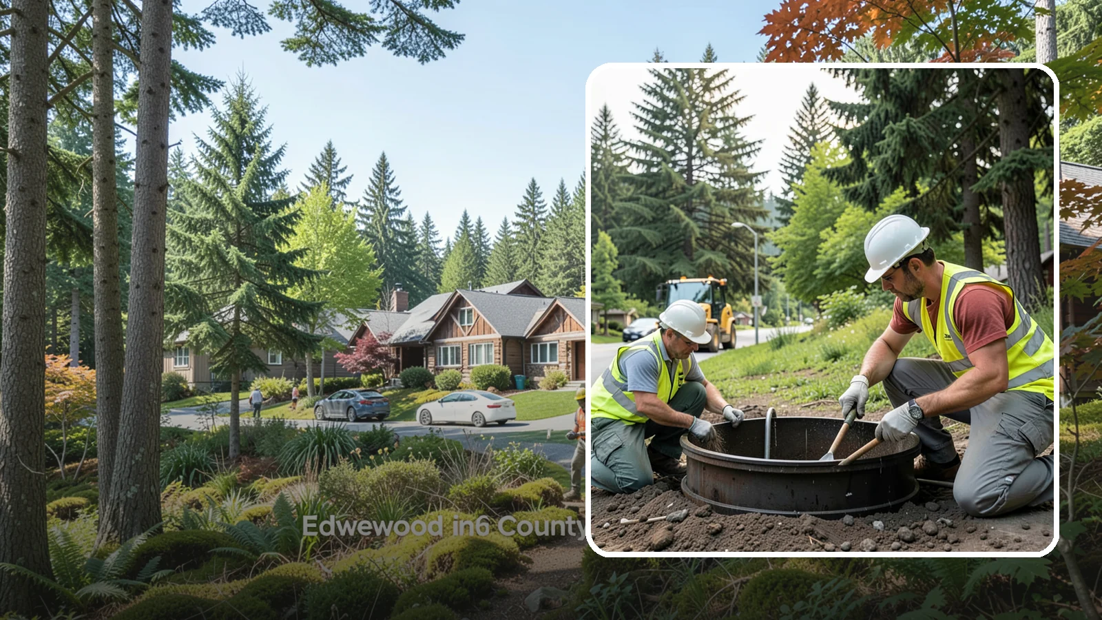 Catch Basin Maintenance in Edgewood, Pierce County, WA - Inspection and cleaning of catch basins to maintain capacity and meet stormwater permit requirements.