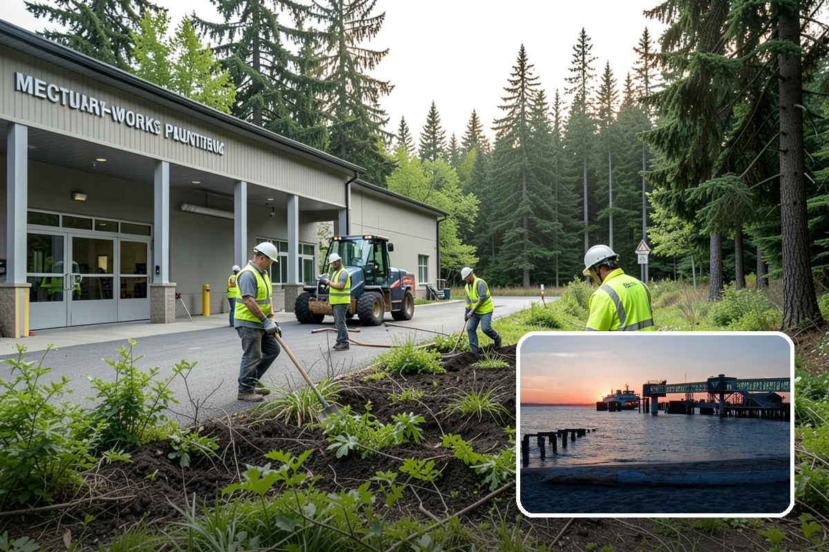 Catch Basin Maintenance in Edmonds, Snohomish County, WA - Restored inlet capacity that reduces localized flooding