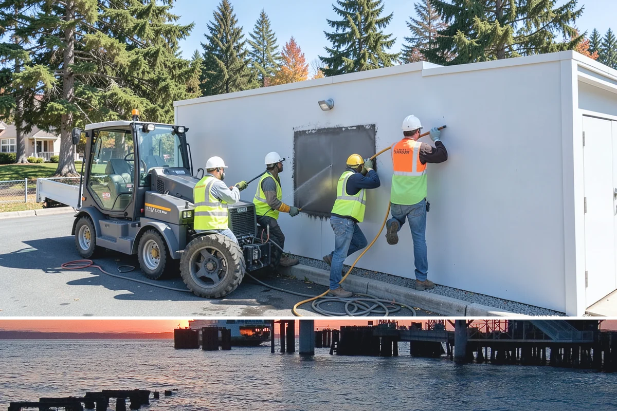 Catch Basin Maintenance in Edmonds, Snohomish County, WA - Cleaning is prioritized in late summer and early fall to restore capacity before the region's heavy October-through-March rains.