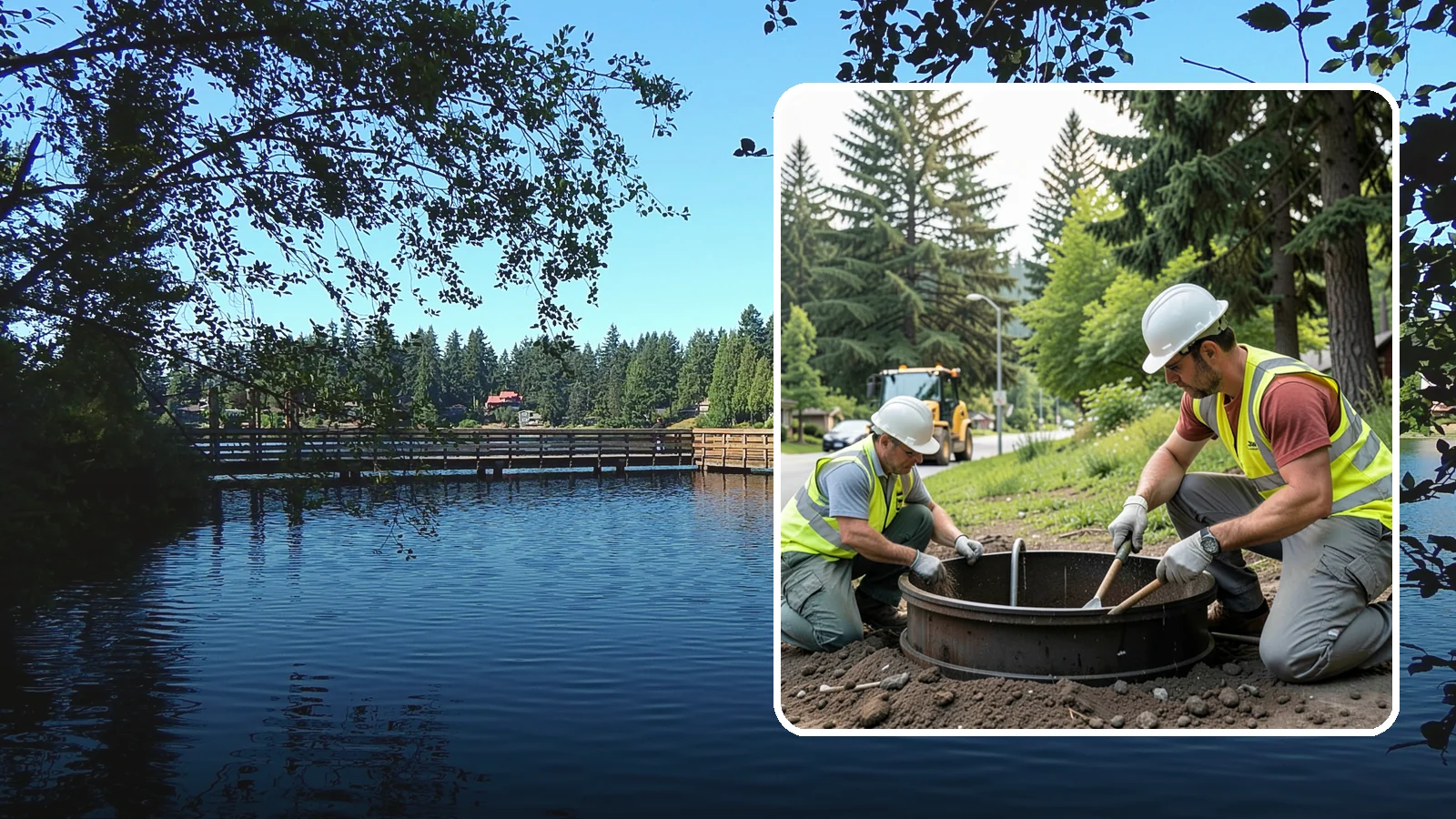 Catch Basin Maintenance in Federal Way, King County, WA - Inspection and cleaning of catch basins to maintain capacity and meet stormwater permit requirements.