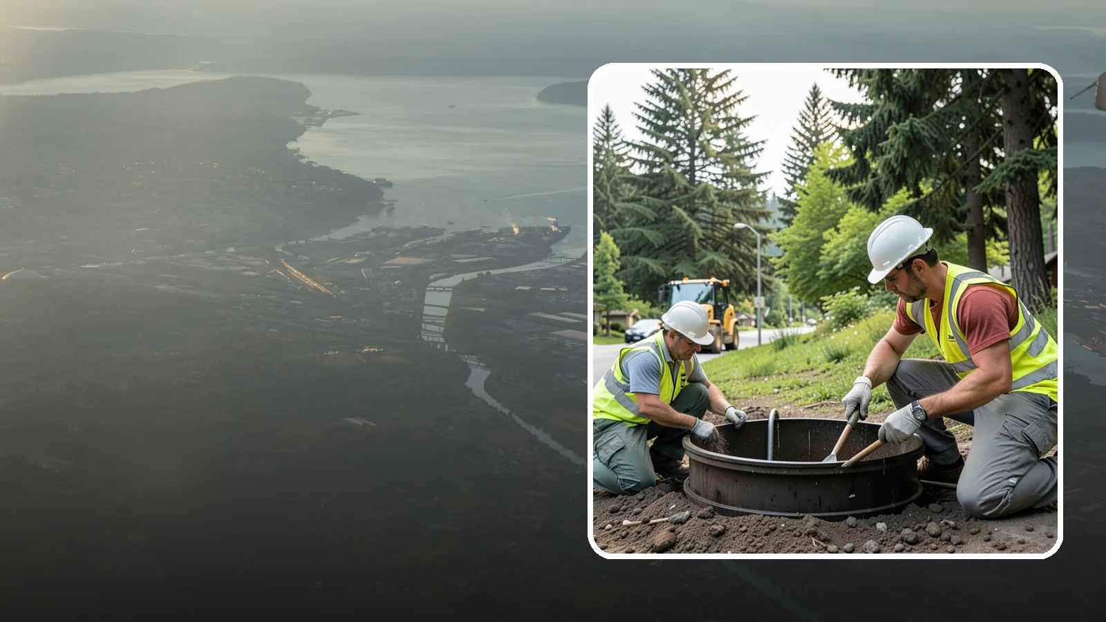 Catch Basin Maintenance in Fife, Pierce County, WA - Inspection and cleaning of catch basins to maintain capacity and meet stormwater permit requirements.