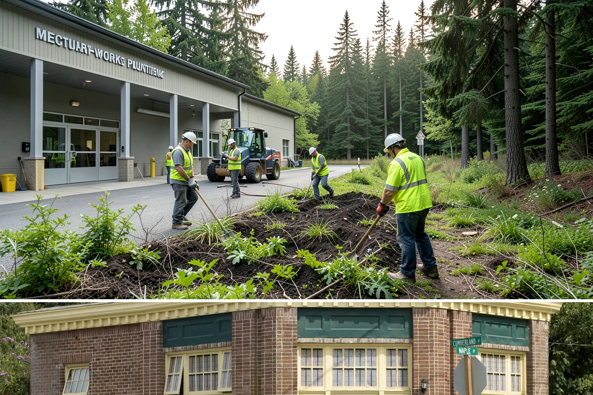 Catch Basin Maintenance in Hamilton, Skagit County, WA - Cleaning is prioritized in late summer and early fall to restore capacity before the region's heavy October-through-March rains.