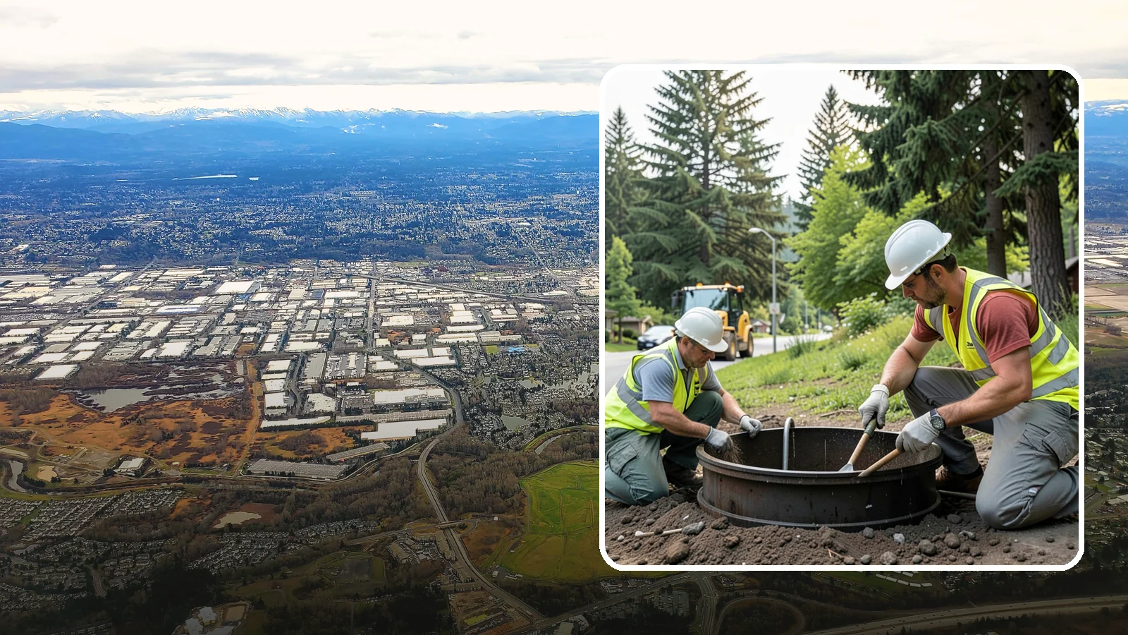 Catch Basin Maintenance in Kent, King County, WA - Inspection and cleaning of catch basins to maintain capacity and meet stormwater permit requirements.