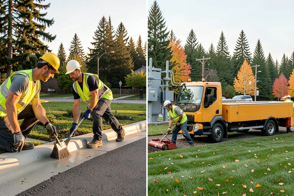 Catch Basin Maintenance in Lake Forest Park, King County, WA - Locate and inspect basins, recording sump depth and condition