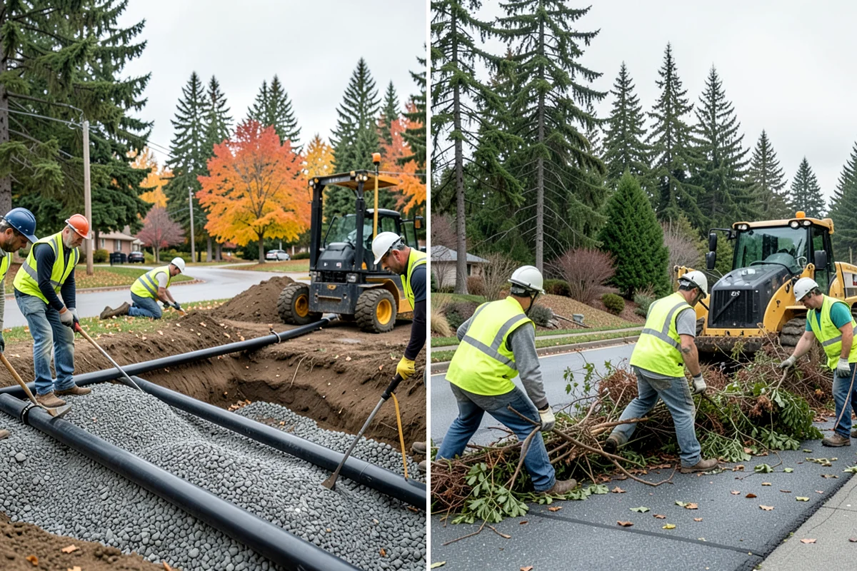 Catch Basin Maintenance in Lakewood, Pierce County, WA - Locate and inspect basins, recording sump depth and condition
