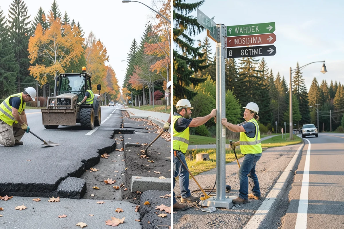 Catch Basin Maintenance in Medina, King County, WA - Locate and inspect basins, recording sump depth and condition
