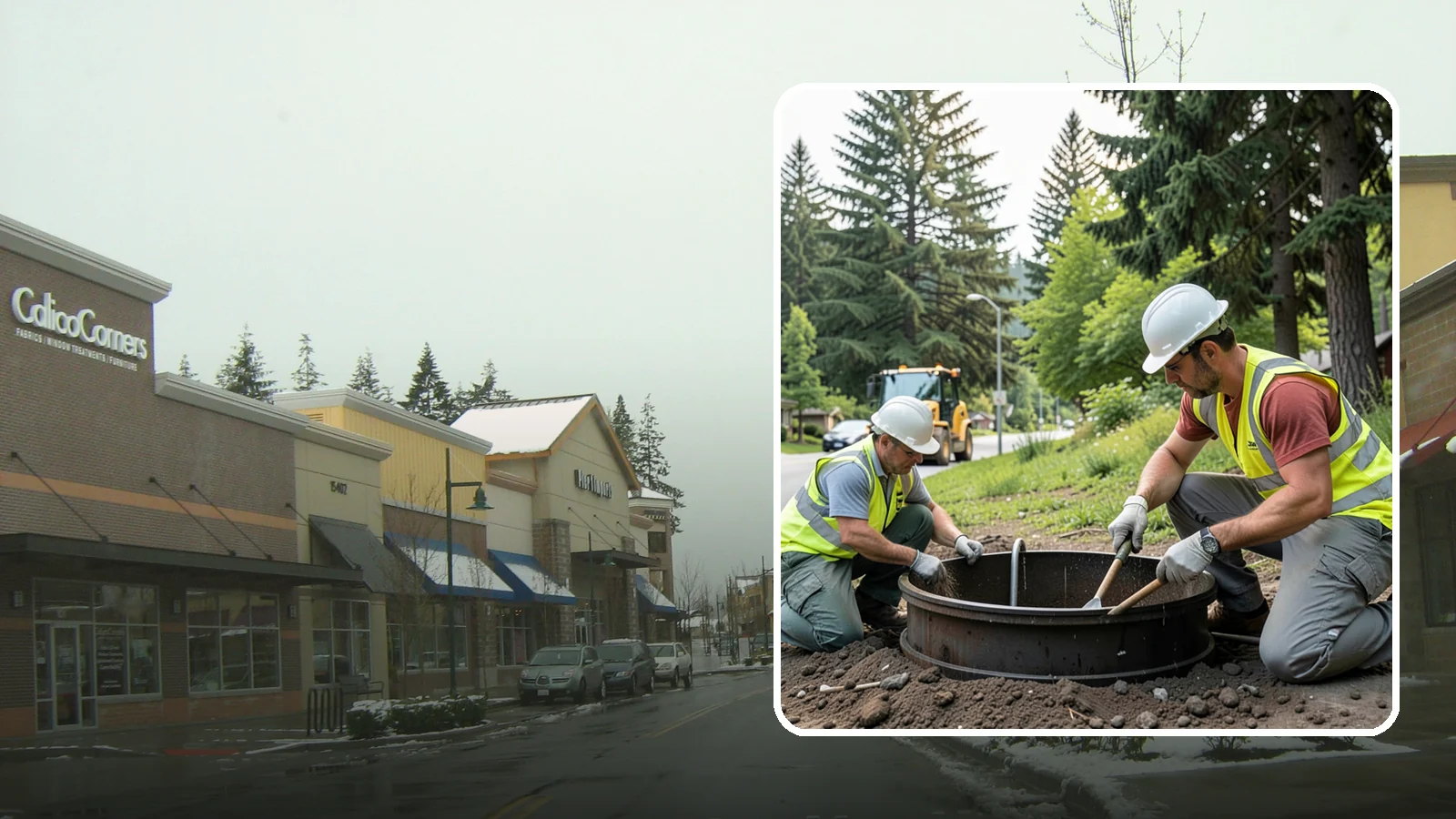 Catch Basin Maintenance in Mill Creek, Snohomish County, WA - Inspection and cleaning of catch basins to maintain capacity and meet stormwater permit requirements.
