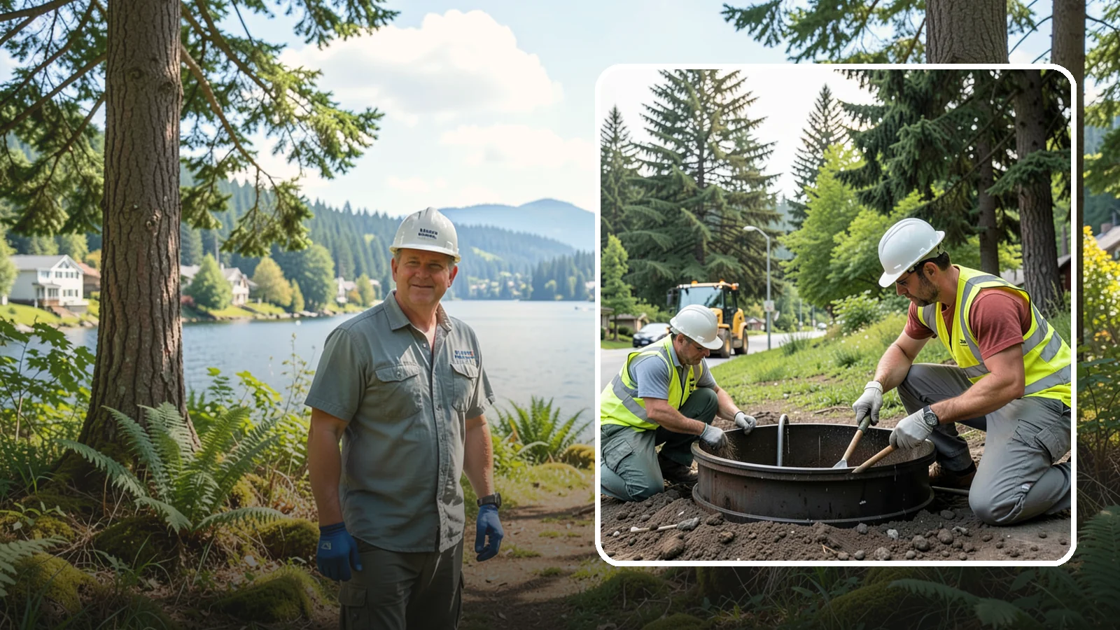 Catch Basin Maintenance in Milton, King County, WA - Inspection and cleaning of catch basins to maintain capacity and meet stormwater permit requirements.