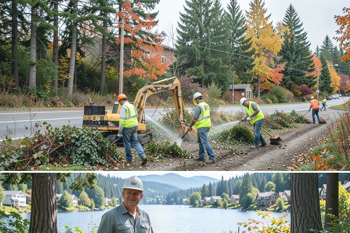 Catch Basin Maintenance in Milton, King County, WA - Cleaning is prioritized in late summer and early fall to restore capacity before the region's heavy October-through-March rains.